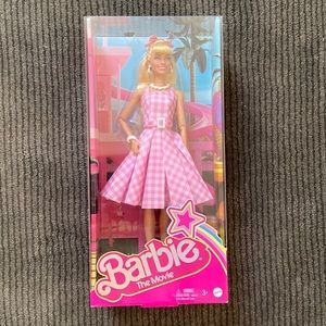 NIB-Barbie The Movie Collectible Doll-in Pink Gingham Dress-NWT